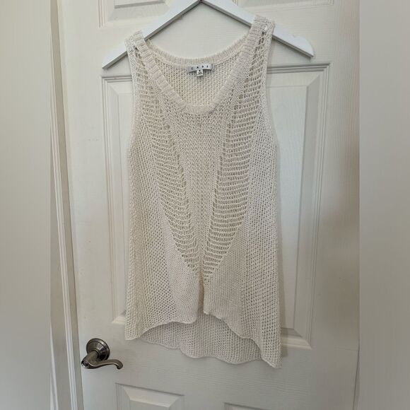CAbi cream knit tank (small) - Picture 1 of 4